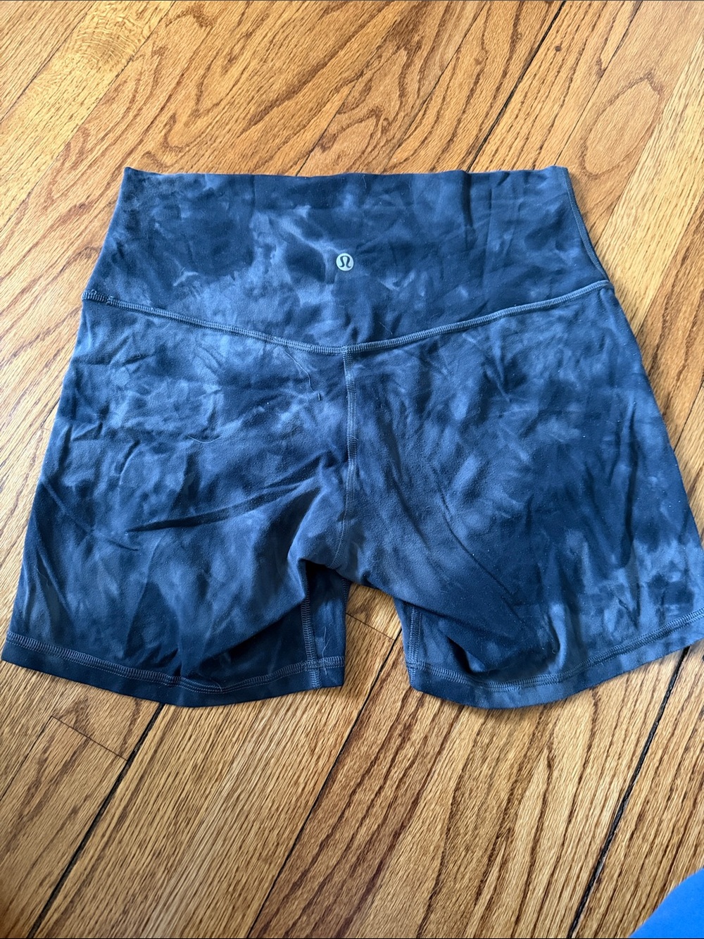 lululemon athletica Black Tie-Dye align Bike Shorts